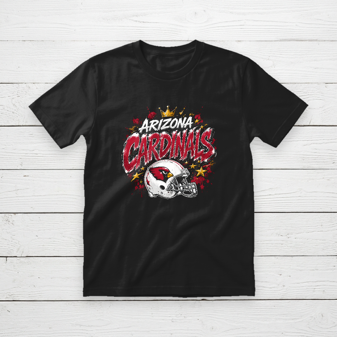 Arizona Cardinals Crown Helmet Graphic Tee