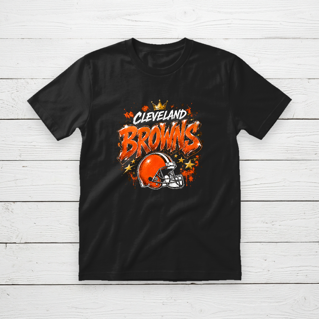 Cleveland Browns Crown Helmet Graphic Tee