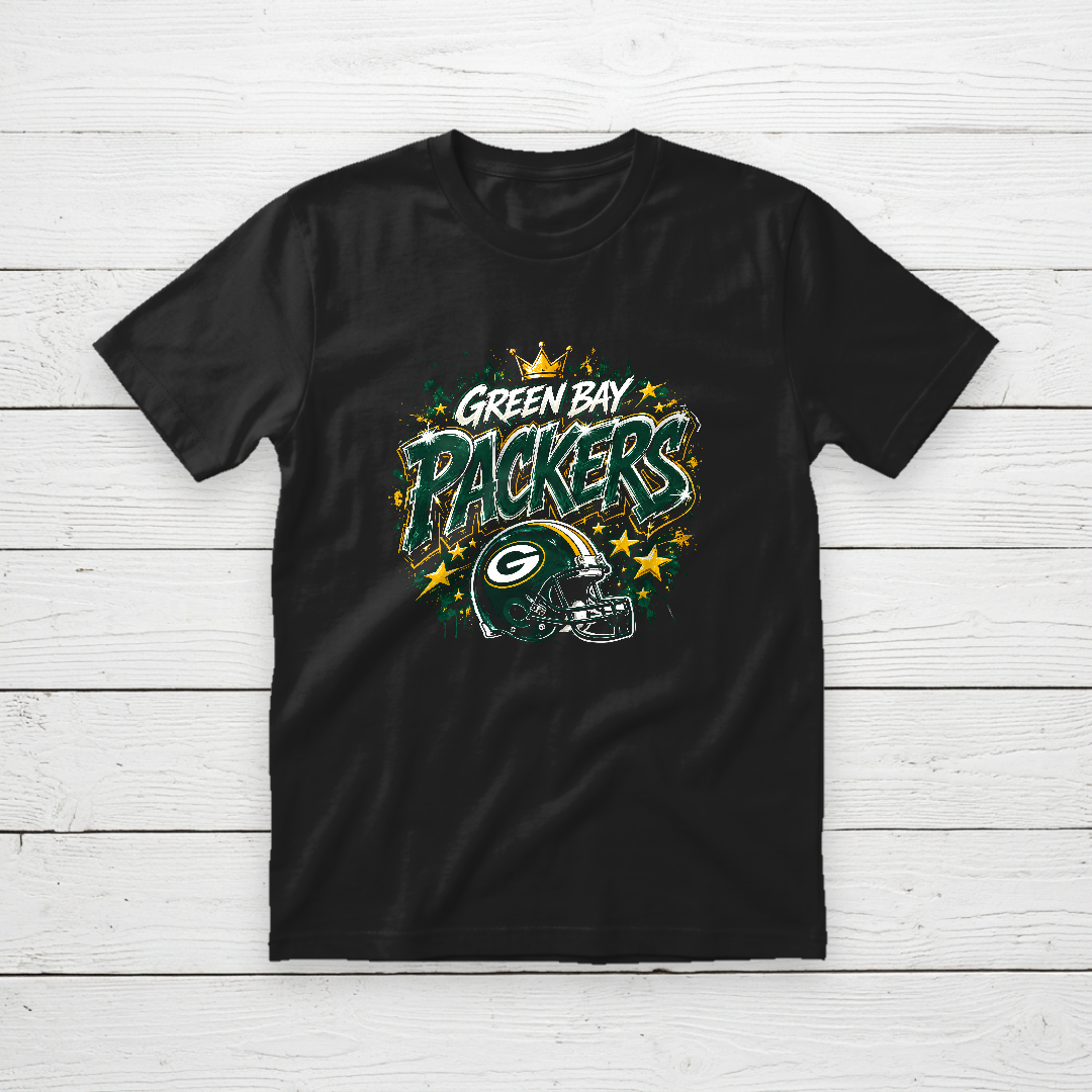 Green Bay Packers Crown Helmet Graphic Tee