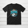 Miami Dolphins Crown Helmet Graphic Tee