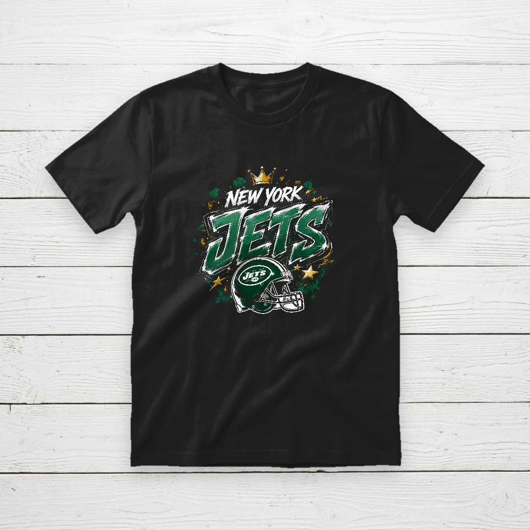 New York Jets Crown Helmet Graphic Tee