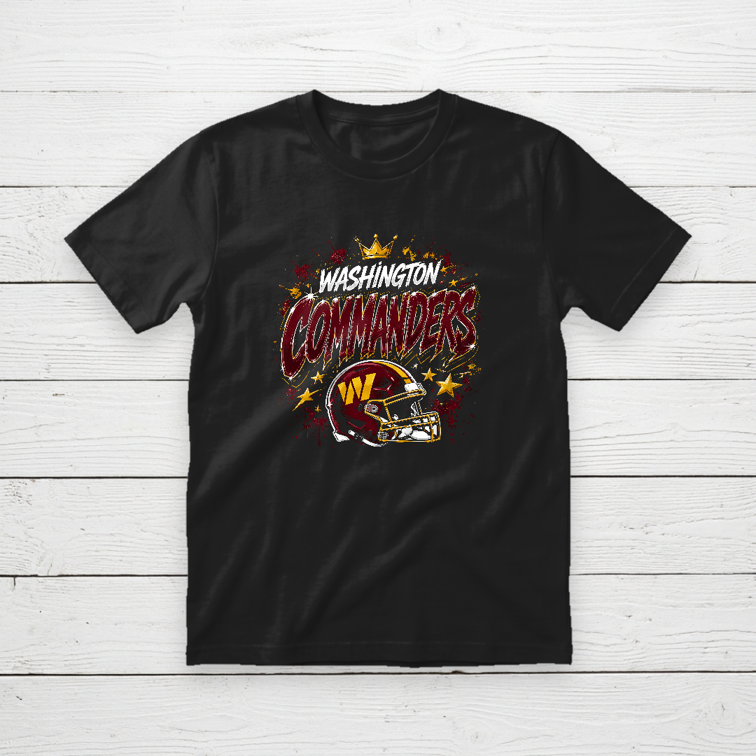 Washington Commanders Crown Helmet Graphic Tee